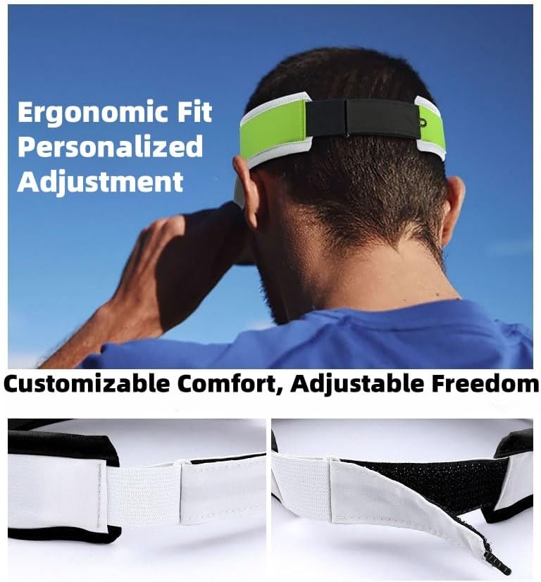 OTTERSHELL Store Cooling Sports Sun Visor Hat for Men & Women，Lightweight, Stretchy Packable Running Visor-for Golf, Tennis, Hiking - Image 5
